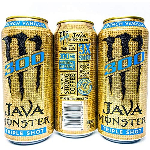 Monster Java 300 - French Vanilla -15.5 Ounce Pack Of 8