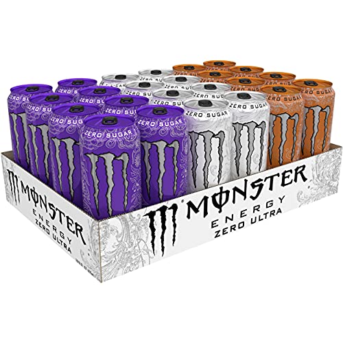 Monster Ultra Pow Variety Pack, 16 Ounce 24 Pack