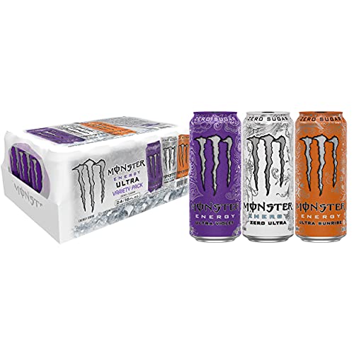 Monster Ultra Pow Variety Pack, 16 Ounce 24 Pack