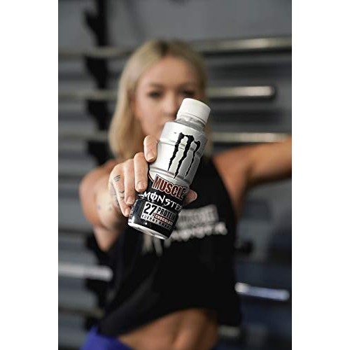 Muscle Monster Chocolate Energy Shake, Protein + Energy Drink, 1