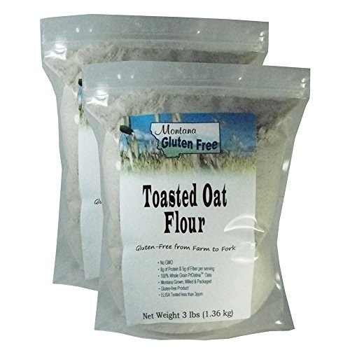 Gluten Free Toasted Oat Flour - 2 Pack Of 3 Pound Bags