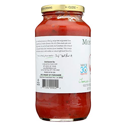 Monte Bene Tomato Basil Pasta Sauce, 24 Oz