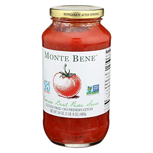 Monte Bene Tomato Basil Pasta Sauce, 24 Oz