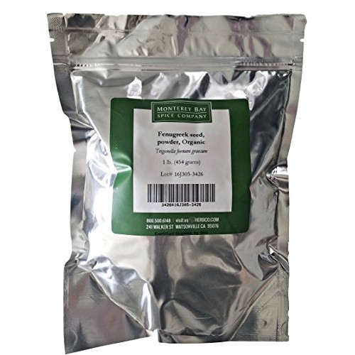 Certified Organic Fenugreek Seed Powder 1 Lb Bag –100% Natural A