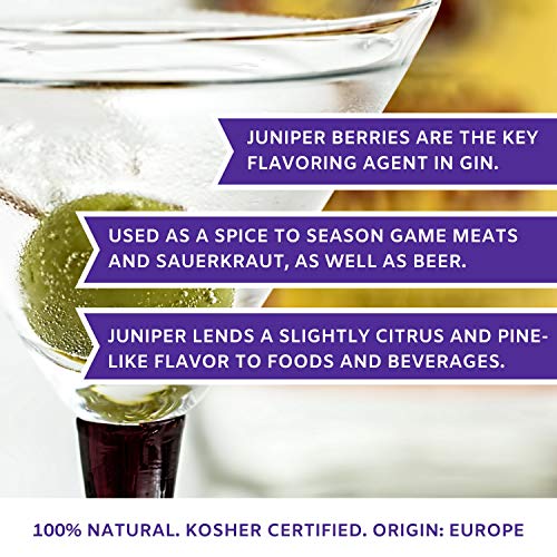 Monterey Bay Spice Company Whole Juniper Berries Bulk 1 Lb.