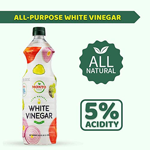 Montofresh White Distilled Vinegar 5% Acidity | 2 32Oz 1 Liter B