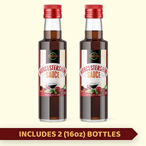 Montofresh Worcestershire Sauce Umami-Rich Flavor | Marinade, Gl