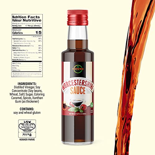 Montofresh Worcestershire Sauce Umami-Rich Flavor | Marinade, Gl