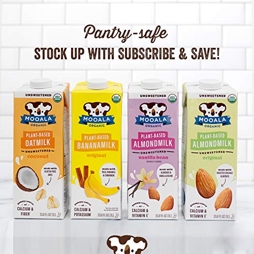 Mooala – Organic Original Bananamilk, 1L Pack Of 6 – Shelf-Sta