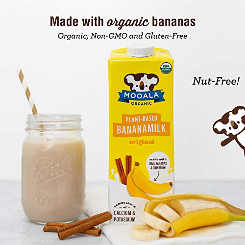Mooala – Organic Original Bananamilk, 1L Pack Of 6 – Shelf-Sta