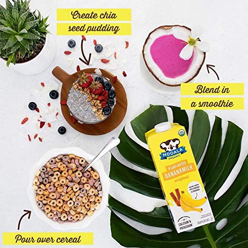 Mooala – Organic Original Bananamilk, 1L Pack Of 6 – Shelf-Sta