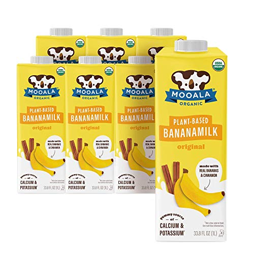 Mooala – Organic Original Bananamilk, 1L Pack Of 6 – Shelf-Sta