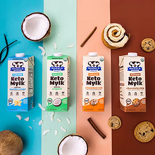Mooala – Organic Vanilla Crème Keto Mylk, 1L Pack of 6 – Shelf...