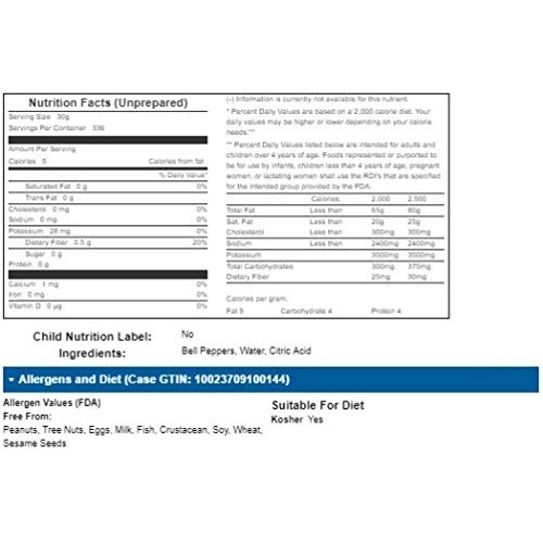 Moody Dunbar Diced Green Peppers - 15 Oz. Can, 24 Cans Per Case