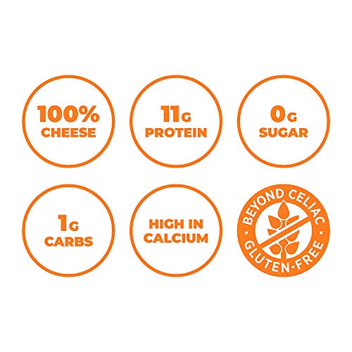 Moon Cheese - 100% Natural Cheese Snack - Cheddar - 2 Oz