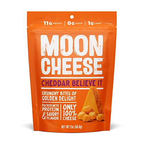 Moon Cheese - 100% Natural Cheese Snack - Cheddar - 2 Oz