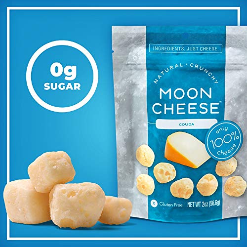 Moon Cheese - 100% Natural Cheese Snack - Gouda - 2 Oz - 12 Pack