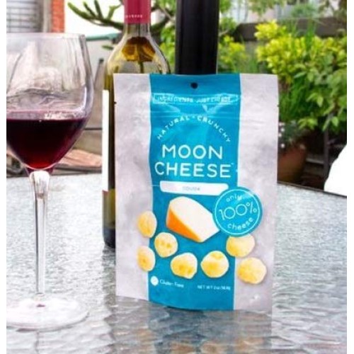 Moon Cheese - 100% Natural Cheese Snack - Gouda - 2 Oz - 12 Pack
