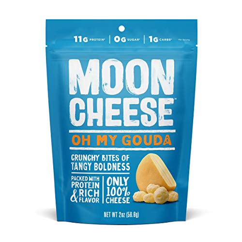 Moon Cheese - 100% Natural Cheese Snack - Gouda - 2 Oz - 12 Pack