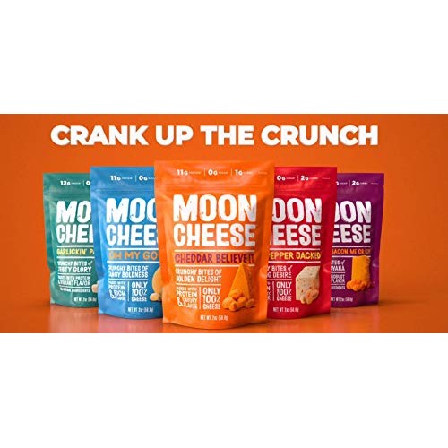 Moon Cheese, 5 Pack, Assortment Cheddar, Gouda, Pepper Jack, Ba