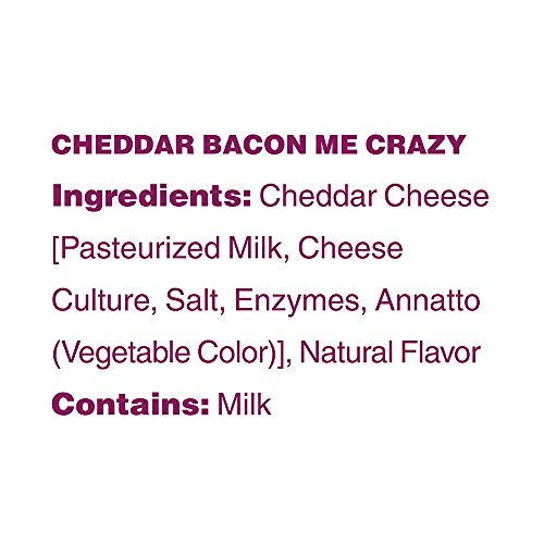 Moon Cheese Cheddar Bacon Me Crazy, 100% Cheddar Bacon Me Crazy,