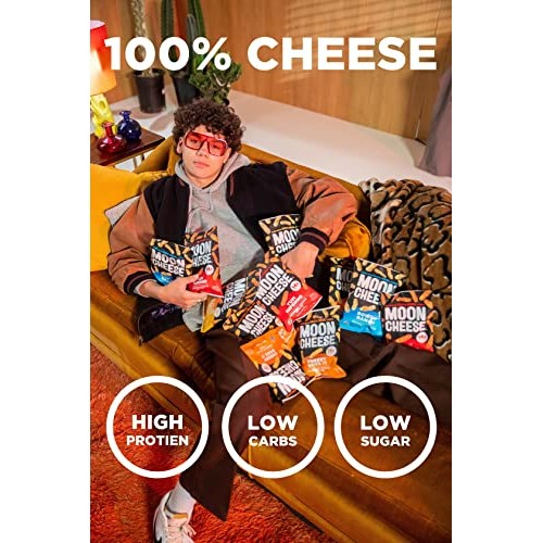 Moon Cheese Sticks, Rowdy Yum Inferno, 3-Ounce 2-Pack, 100% Real...