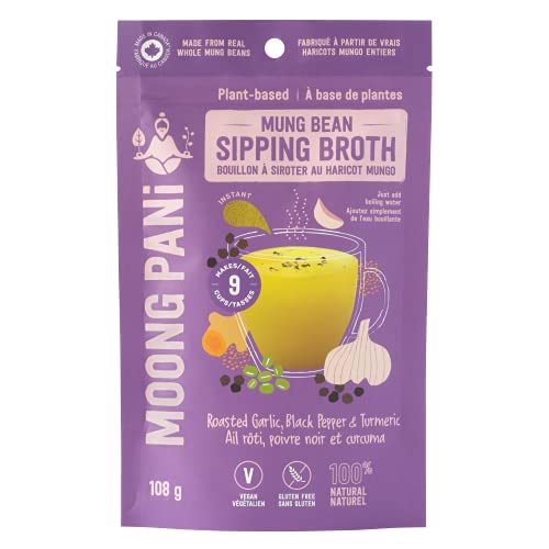 Mung Bean Sipping Broth | Garlic &Amp; Turmeric | Plant-Based | Vega
