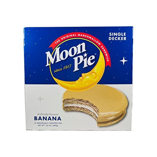 Moon Pie Single Decker Original Marshmallow Sandwich - Banana | ...