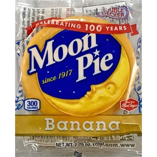 MoonPie Double Decker, Banana, 2.75 oz, 12 Count Pack