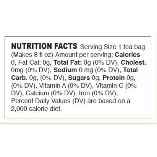 Organic Whole Health Tea, 30 Tea Bags With Turmeric, Ginger, Lem