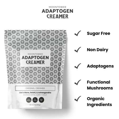 Moontower Keto Mushroom Coffee Creamer - lions mane, reishi, as...