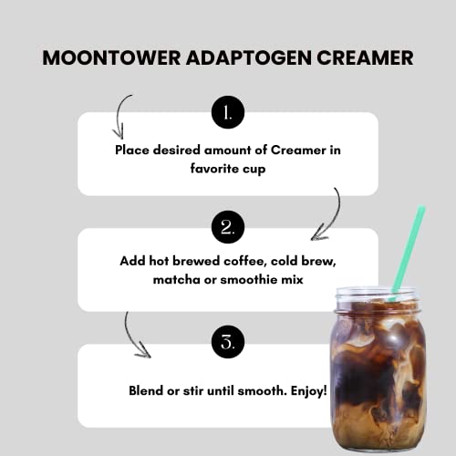 Moontower Keto Mushroom Coffee Creamer - lions mane, reishi, as...