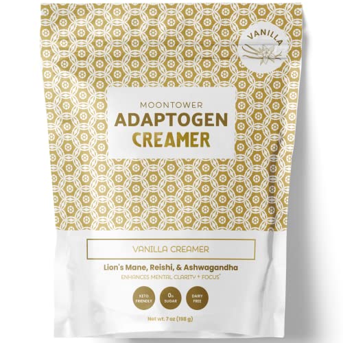 Moontower Keto Mushroom Coffee Creamer - lions mane, reishi, as...