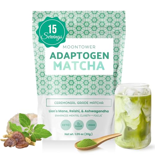 Mushroom Matcha - Ceremonial Grade Matcha Green Tea Powder with ...