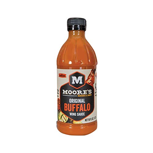 Moores Buffalo Wing Sauce - Original - Case Of 6-16 Fl Oz.