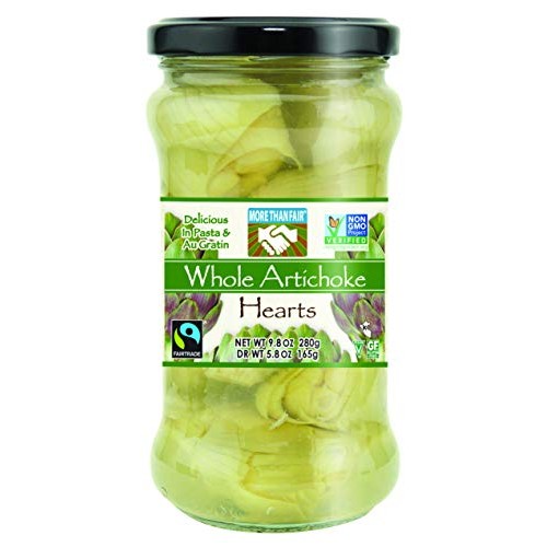 More Than Fair Whole Artichoke Hearts, 9.8 Ounce Jar