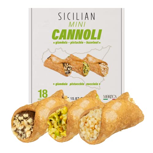 Biscotti, Cannoli Italian Cookies. 18 mini Cannoli Box with Pist...