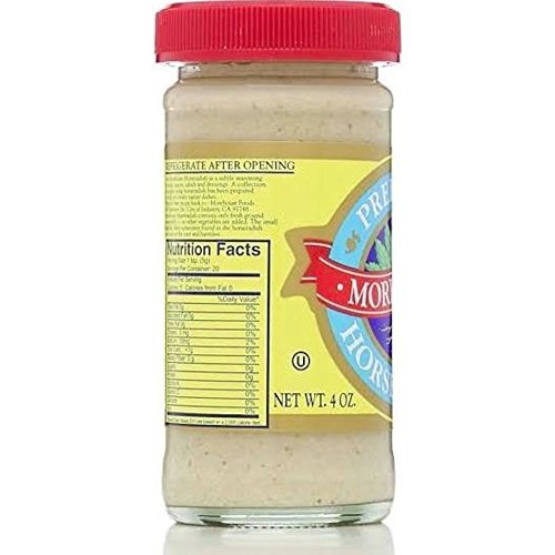 Morehouse Prepared Horseradish 4 Oz Jar 2 Pack Kosher