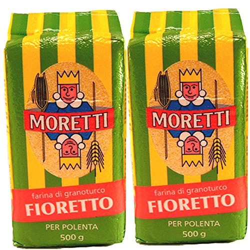 Moretti Polenta Fine | Fioretto - 500G 2 Pack