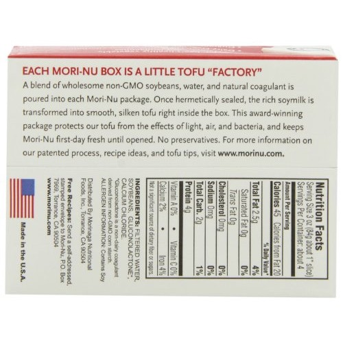 Mori-Nu Silken Tofu, Soft, 12 Ounce Case Of 12