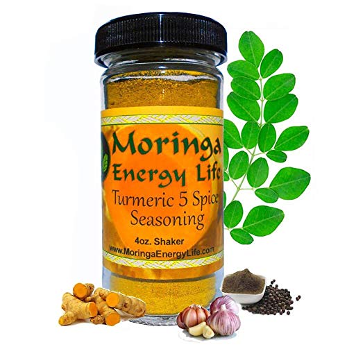 Moringa Energy Turmeric 5 Spice Shaker With Moringa Leaf, Pink S