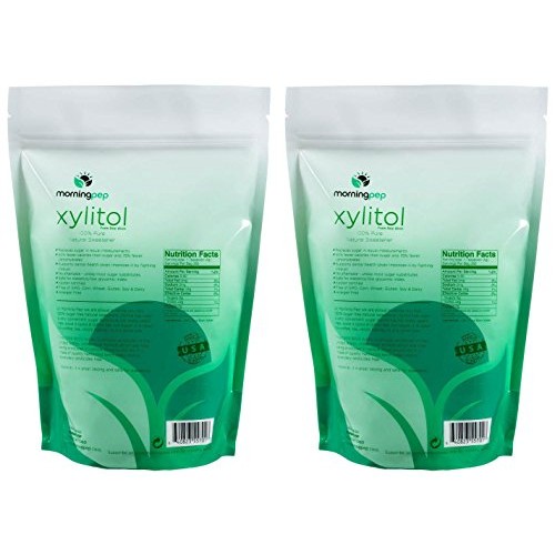 Pack Of 2 Morning Pep Pure Birch Xylitol Keto Diet Friendly Sw