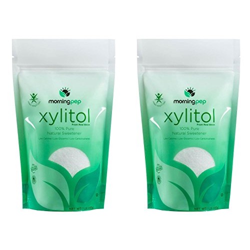Pack Of 2 Morning Pep Pure Birch Xylitol Keto Diet Friendly Sw