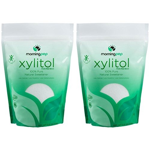 Pack Of 2 Morning Pep Pure Birch Xylitol Keto Diet Friendly Sw