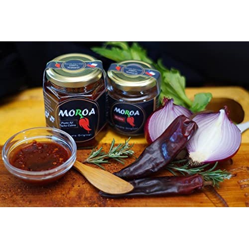 Moroa - Cacho Cabra Chili Paste + Green Chili Paste + Merkén Chi...