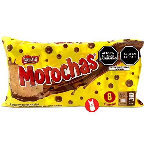 Nestle 8 Galletas Morochas Peruanas Vainilla Cubiertas Con Choco