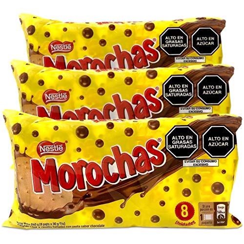 Nestle 8 Galletas Morochas Peruanas Vainilla Cubiertas Con Choco