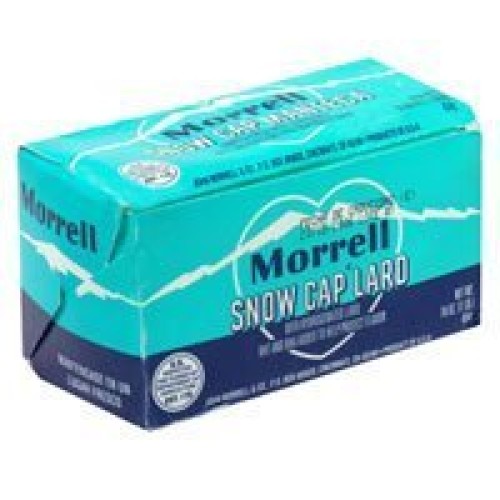 Morrell Snow Cap Lard 16 Oz Pack Of 2 Morrell Snow Cap Lard 16 Oz Pack Of 2