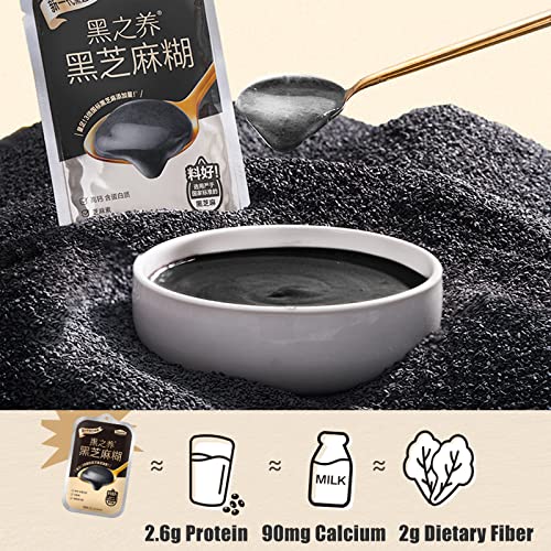 Black Sesame Paste Drink Grain Powder Meal Replacement Individua...
