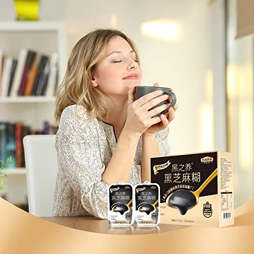 Black Sesame Paste Drink Grain Powder Meal Replacement Individua...